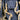 Blue Fendi Embroidered Denim Ruffled F is Fendi Kan I Baguette Handbag - Designer Revival