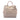 Beige Prada Vitello Daino Open Convertible Tote Satchel