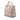 Beige Prada Vitello Daino Open Convertible Tote Satchel