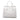 White Gucci Diamante Bright Leather Tote