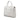 White Gucci Diamante Bright Leather Tote