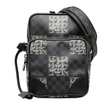 Black Louis Vuitton x Christopher Nemeth Damier Graphite Amazone Crossbody Bag