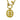 Gold Chanel Gold Plated Logo Round Pendant Necklace - Designer Revival