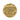 Gold Chanel CC Gold Plated Medallion Brooch