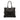 Black Chanel Washed Calfskin CC Cup Drawstring Tote