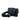 Black Fendi Leather Selleria Convertible Baguette Satchel