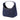 Blue Burberry House Check Canvas Trimmed Denim Handbag