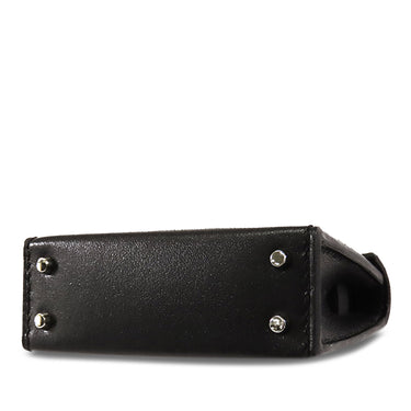 Black Hermès Micro Kelly Twilly Bag Charm