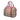 Pink Burberry Small House Check Canvas Alchester Bowling Bag Satchel