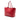 Red Gucci Medium Leather Swing Tote