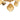 Gold Chanel Gold Plated Quilted Diamond Charms Necklace