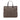 Brown Fendi Zucchino Canvas Tote - Designer Revival