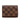 Brown Louis Vuitton Damier Ebene Business Card Holder