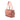 Pink LOEWE Suede Crown Logo Shopper Tote