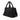 Black Prada Canvas Canapa Logo Satchel