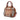 Brown Burberry Small Leather Trimmed House Check Canvas Bridle Orchard Satchel