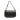 Black Gucci Leather Trimmed Canvas Shoulder Bag