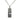 Silver Gucci Sterling Silver G Plate Pendant Necklace