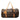 Brown Louis Vuitton Monogram Sac Polochon Travel Bag