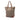 Beige Gucci Large GG Canvas GG Charm Tote