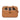 Brown Fendi Calfskin Vitello King Nubuck Pequin Karligraphy Pocket Shoulder Bag