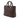 Brown Dior Large Lambskin Cannage Lady Dior Satchel
