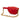 Red Bottega Veneta Lambskin Belt Chain Pouch