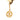 Gold Chanel Gold Plated Leather Woven Chain Medallion Belt