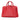 Red Saint Laurent Small Chevron Calfskin Monogram Cabas Satchel