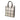 Beige Burberry House Check Canvas Tote