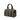 Brown Fendi Mini Pequin Coated Canvas Convertible Boston Bag Satchel