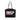 Black Prada Canapa Racing Logo Shopping Tote