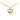 Gold Chanel Gold Plated CC Heart Pendant Necklace - Designer Revival