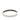 White Hermès Narrow Caleche Enamel Bangle 70 Costume Bracelet