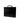 Black Prada City Calf Leather Briefcase Business Bag