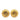 Gold Chanel Gold Plated CC Round Clip on Earrings