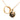 Gold Louis Vuitton Gold Plated Monogram Charms Necklace
