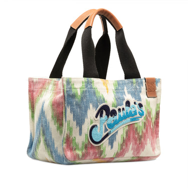 Multicolor Loewe x Paula's Ibiza Beach Cabas Tote Bag - Designer Revival