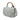 Gray Gucci Large Speckled Leather New Bamboo Top Handle Bag Satchel