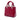 Red Dior Medium Patent Cannage Lady Dior Satchel