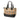 Brown Burberry Haymarket Check Canvas Handbag