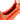 Orange Chanel Small Quilted Jersey Wavy CC Hobo Crossbody Bag