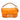 Orange Fendi Mini Zucca Embossed Leather Baguette Satchel - Designer Revival