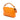 Orange Fendi Mini Zucca Embossed Leather Baguette Satchel - Designer Revival