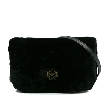 Loewe backpack in black grained leather - Atelier-lumieresShops Revival