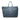 Blue Gucci Large Grained Leather Tote