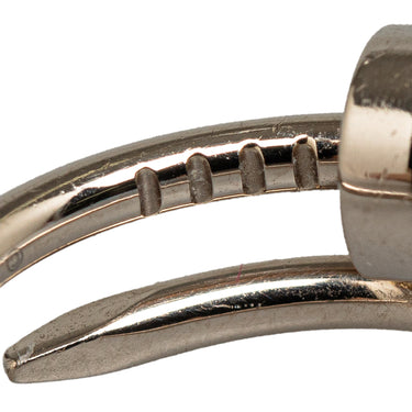 Silver Cartier Juste Un Clou Ring in 18K White Gold - Designer Revival