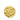 Gold Chanel CC Gold Plated Medallion Brooch