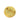 Gold Chanel CC Gold Plated Medallion Brooch