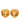 Gold Chanel CC Gold Plated Button Clip On Earrings